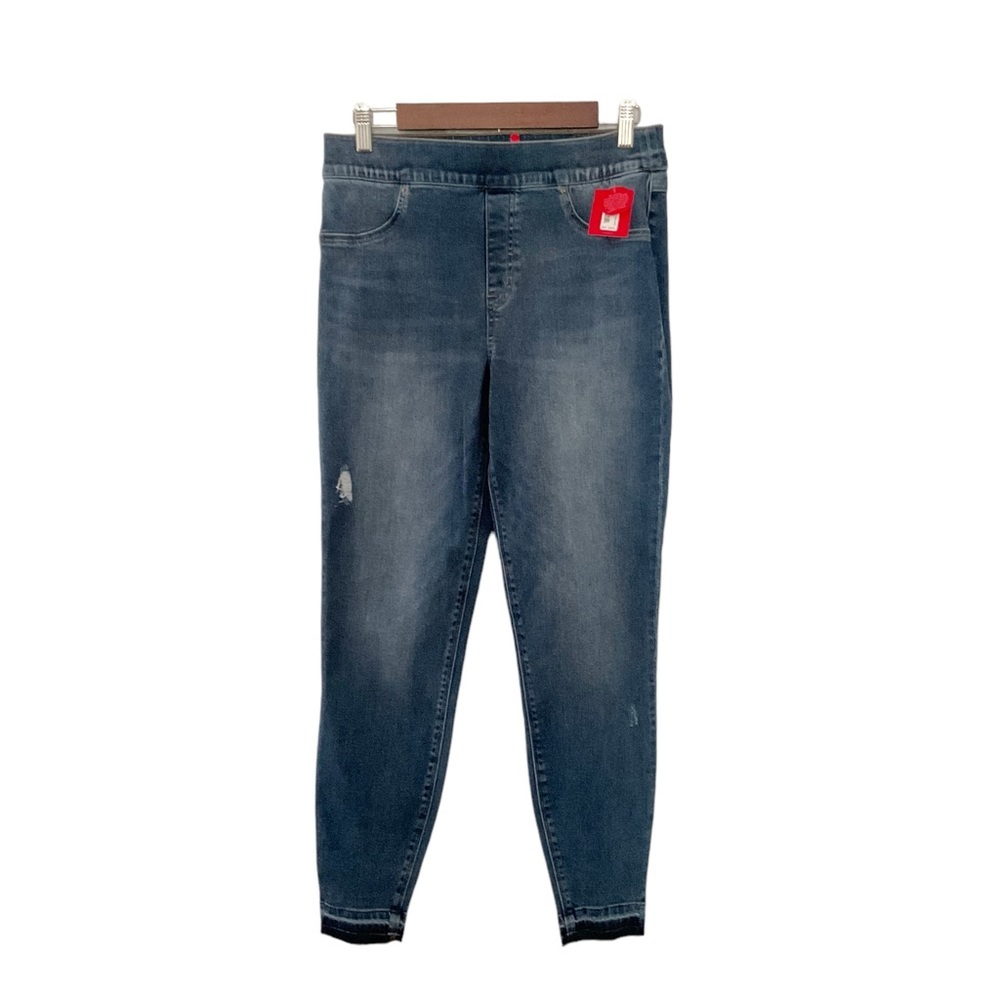 Spanx Ankle Skinny Jeans Size Large New‎ Dark Wash
